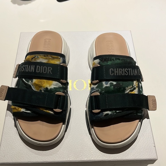 Christian Dior D-Wander color Camouflage Tie Cypress Green size: 38 - Picture 5 of 10